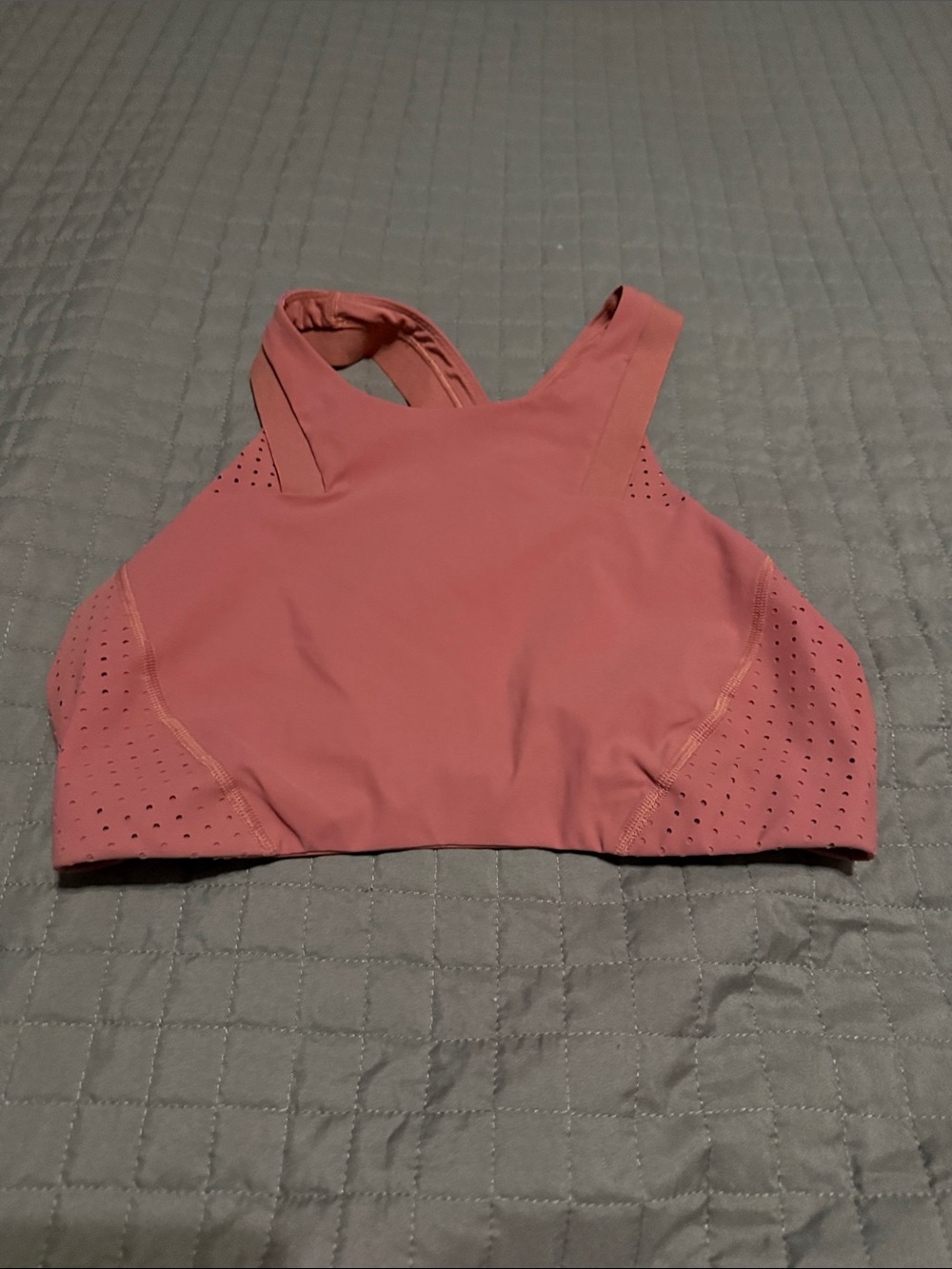Lululemon Women's High-Neck orange Sports Bra